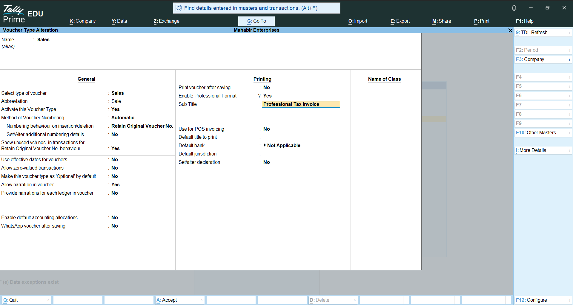 Invoice Format - 001 3