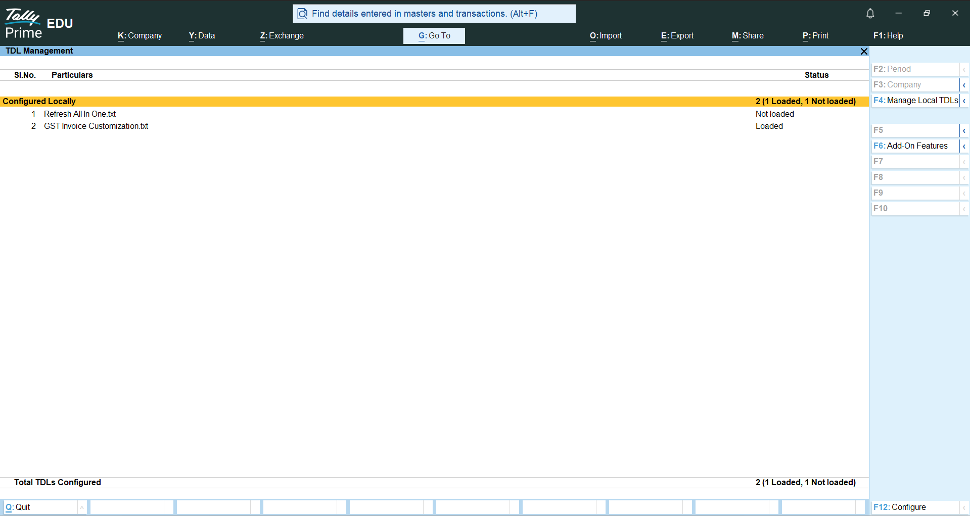 GST Invoice Customization