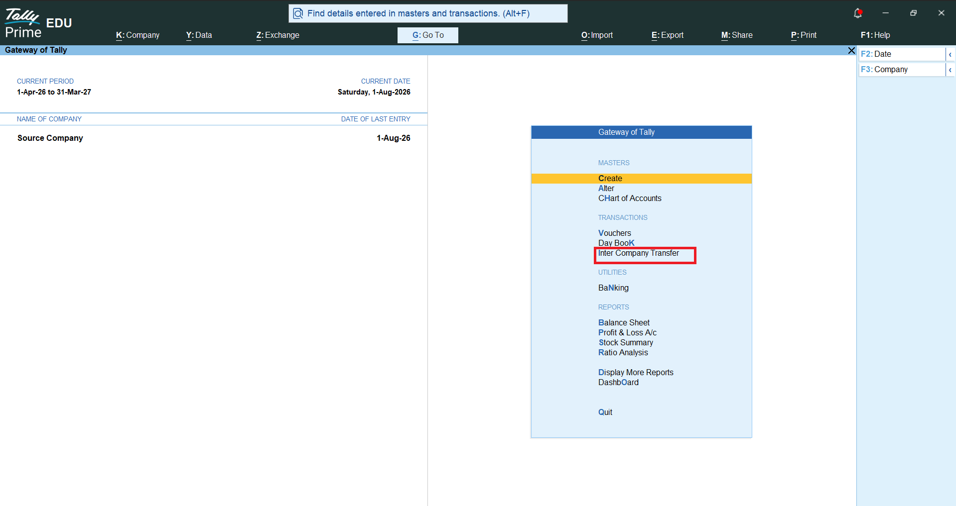 Intercompany Voucher Transfer 3