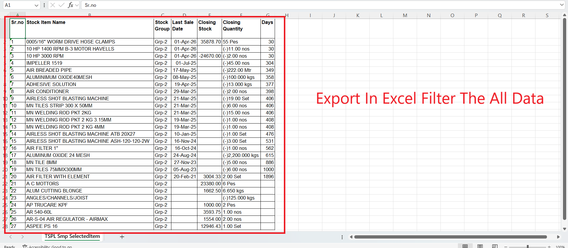 Party Wise Last Sales Report 4