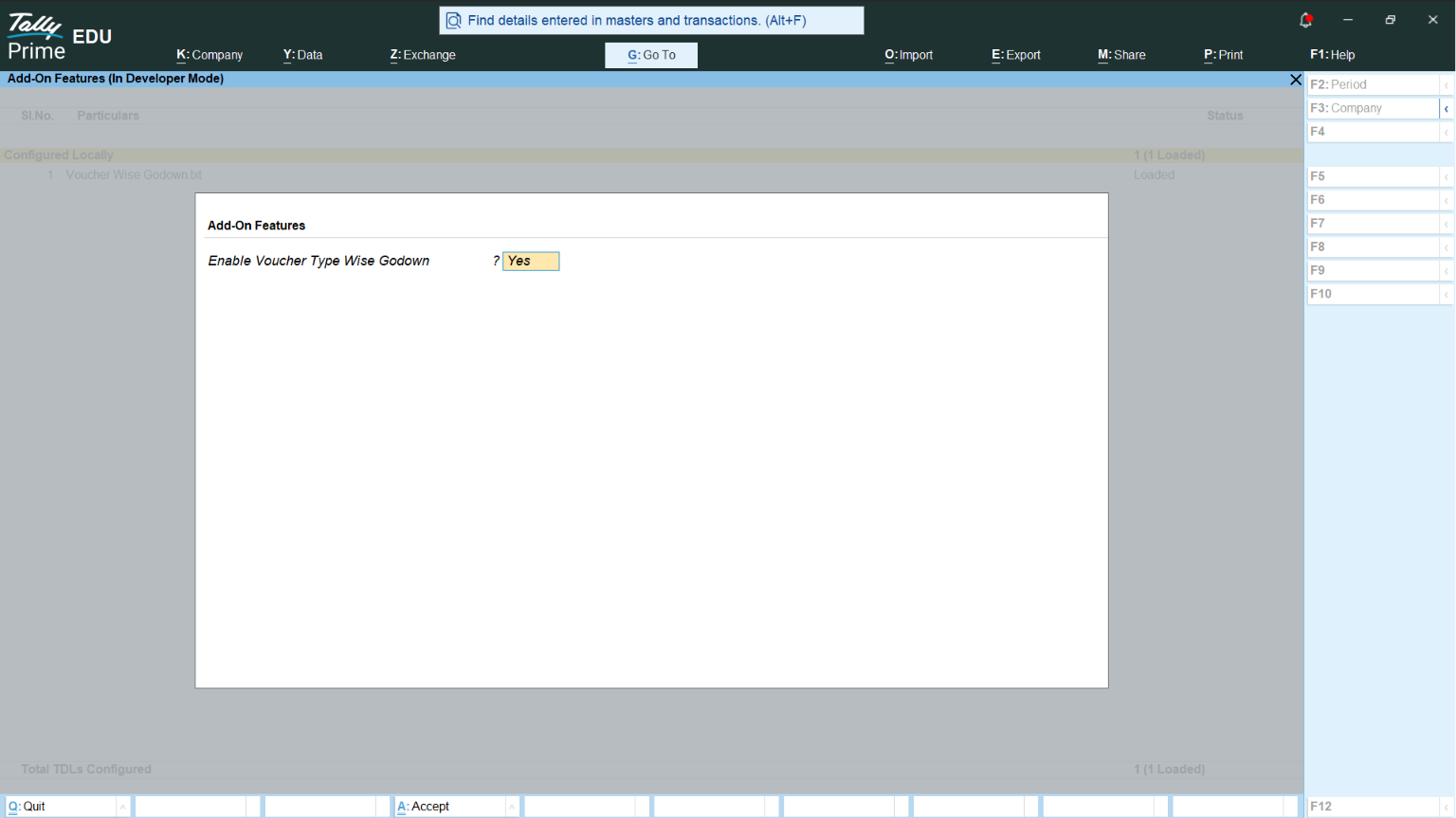 Voucher Wise Godown screenshot 2
